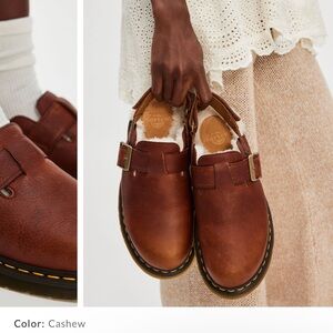 Dr. Martens Jorge II Fur Lined Slingbacke x Free People